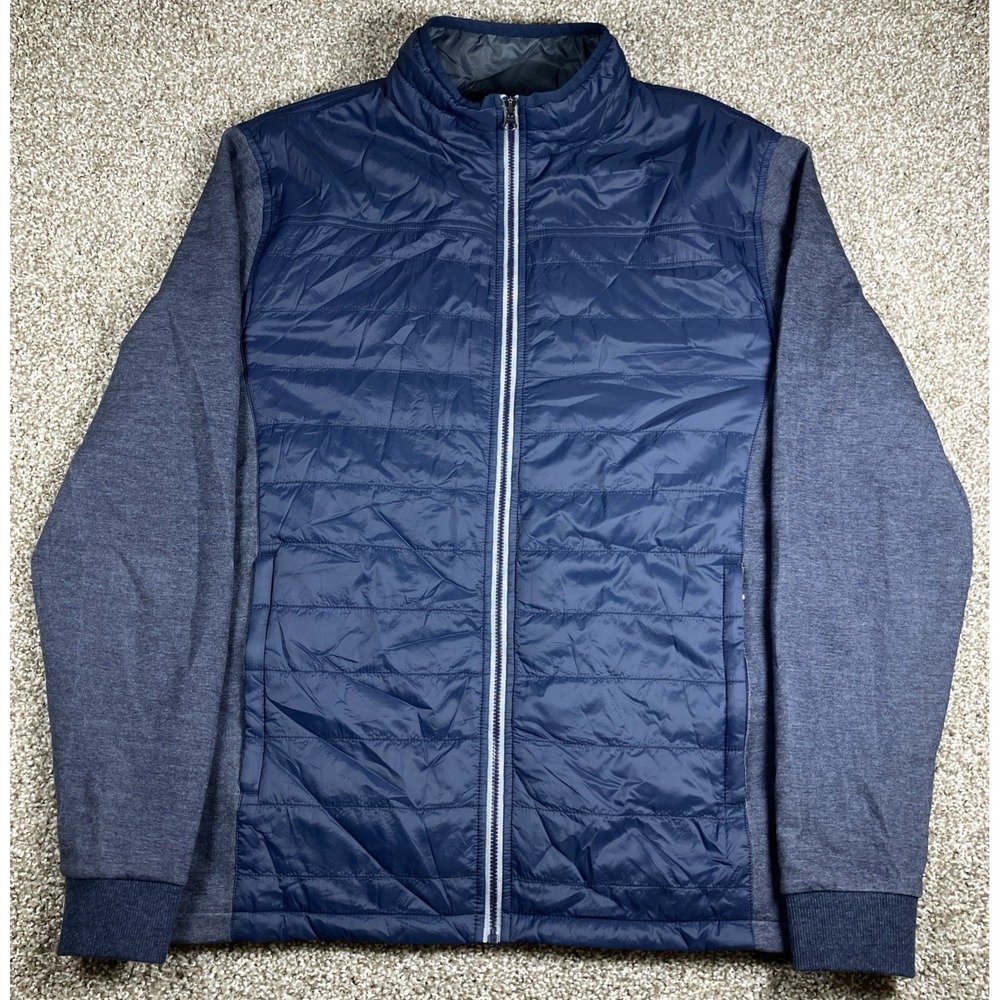Duck Head Ridgeline Performance Quilted Jacket Blue Men's Size‎ Medium Primaloft